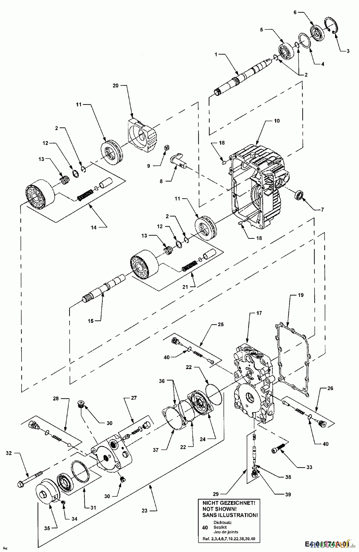  Cub Cadet Gartentraktoren HDS 3235 14A-676-100  (1998) Hydrostat