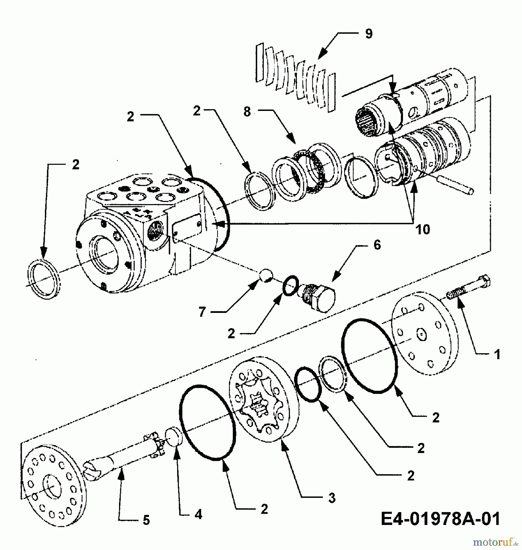 Cub Cadet Gartentraktoren HDS 3235 14A-676-100 (1998) Hydraulikpumpe Lenkung