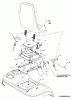 Cub Cadet HDS 3200 14B-646-603 (2000) Ersatzteile Sitz, Sitzträger