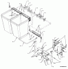 MTD Zubehör Grasfangvorrichtung für CC 2000 SD Serie mit Mähwerk 44"/112cm 190-210-100 (2003) Ersatzteile Grasfangkorb