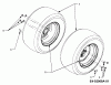 Cub Cadet HDS 3185 14A-665-100 (1998) Ersatzteile Räder hinten