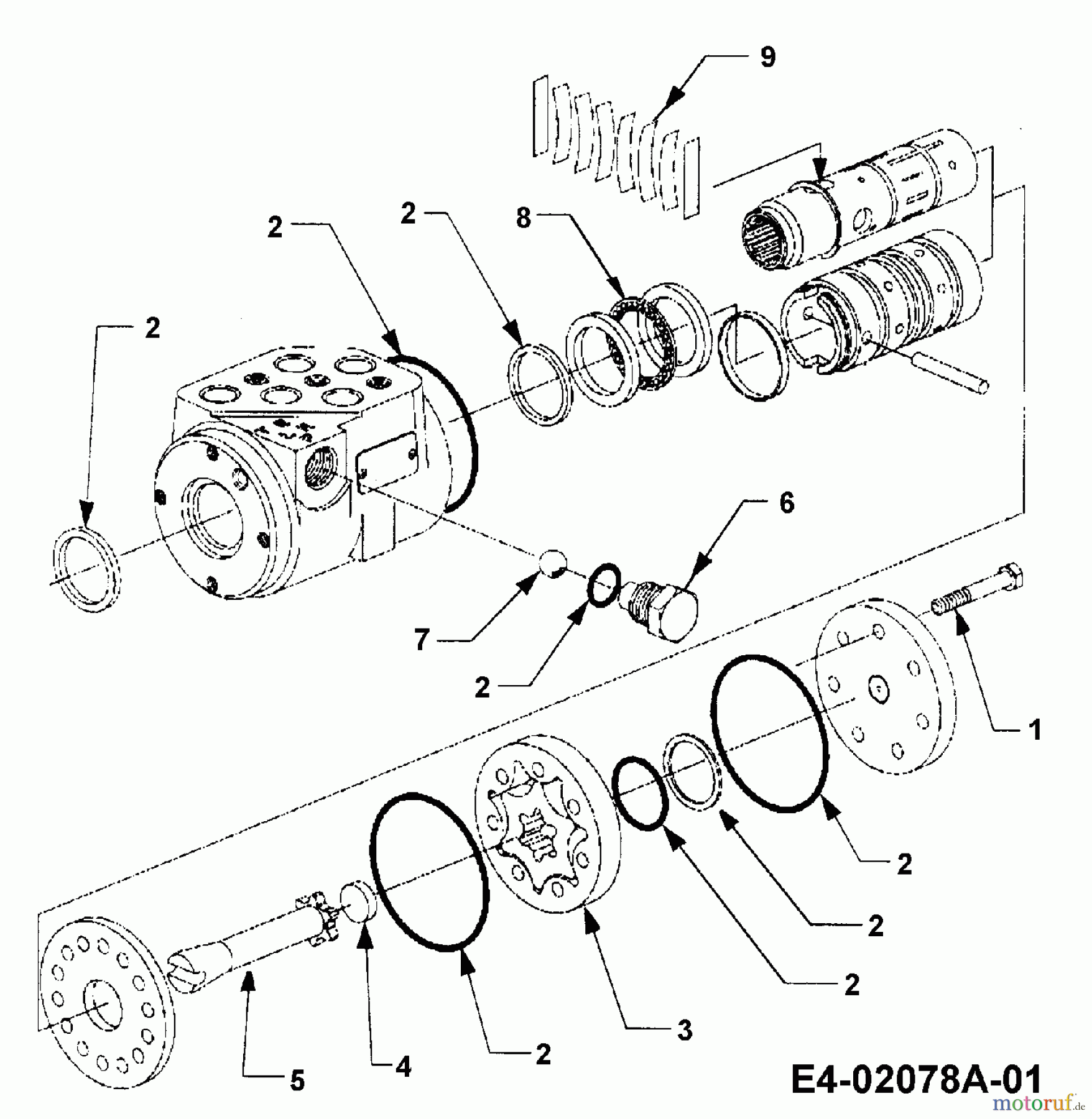 Cub Cadet Gartentraktoren HDS 3186 14A-668-603 (1999) Hydraulikpumpe Lenkung
