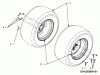Cub Cadet HDS 3186 14A-668-603 (1999) Ersatzteile Räder hinten