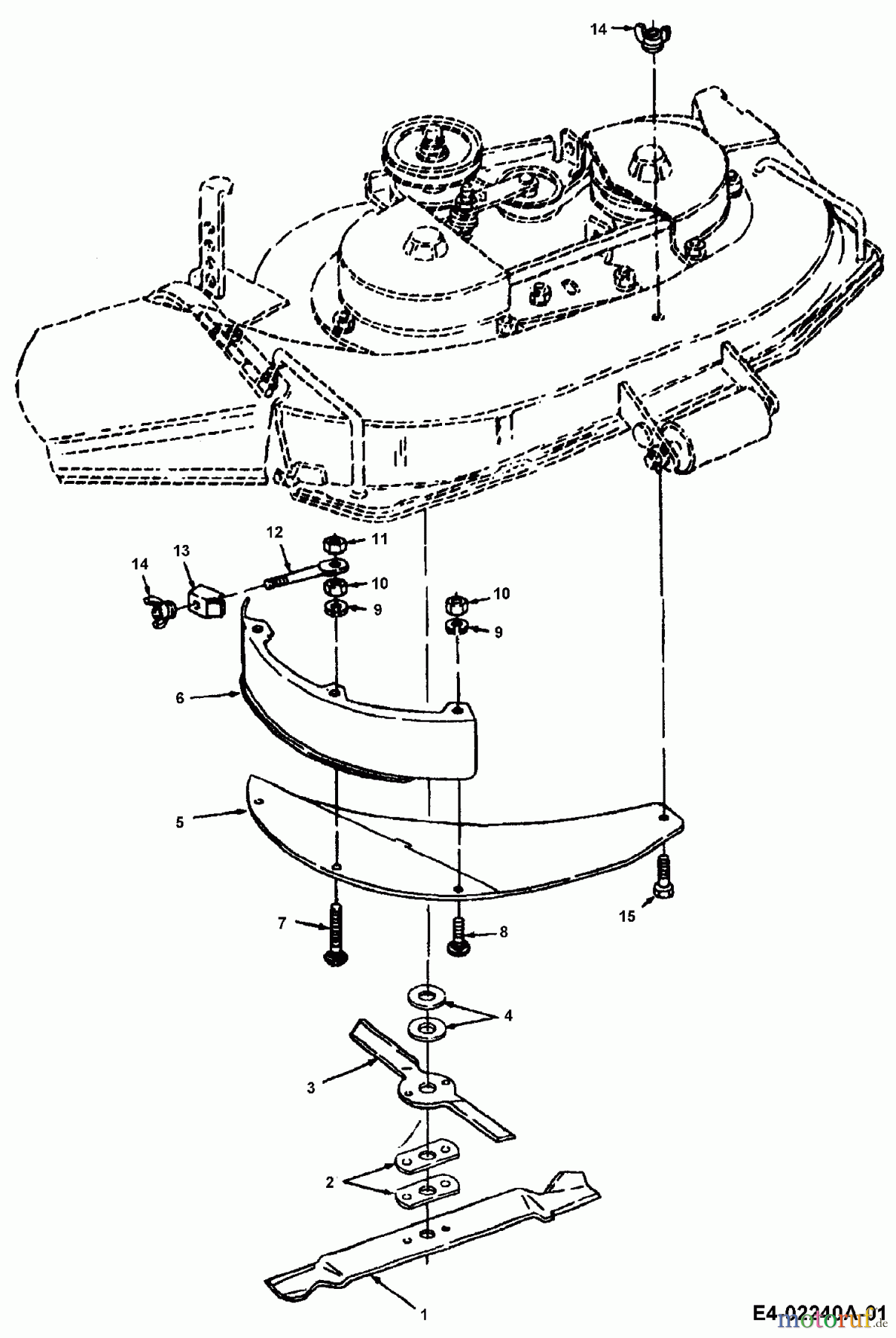 MTD Zubehör Zubehör Garten- und Rasentraktoren Mulch Kits für CC 2000 SD Serie mit Mähwerk 42