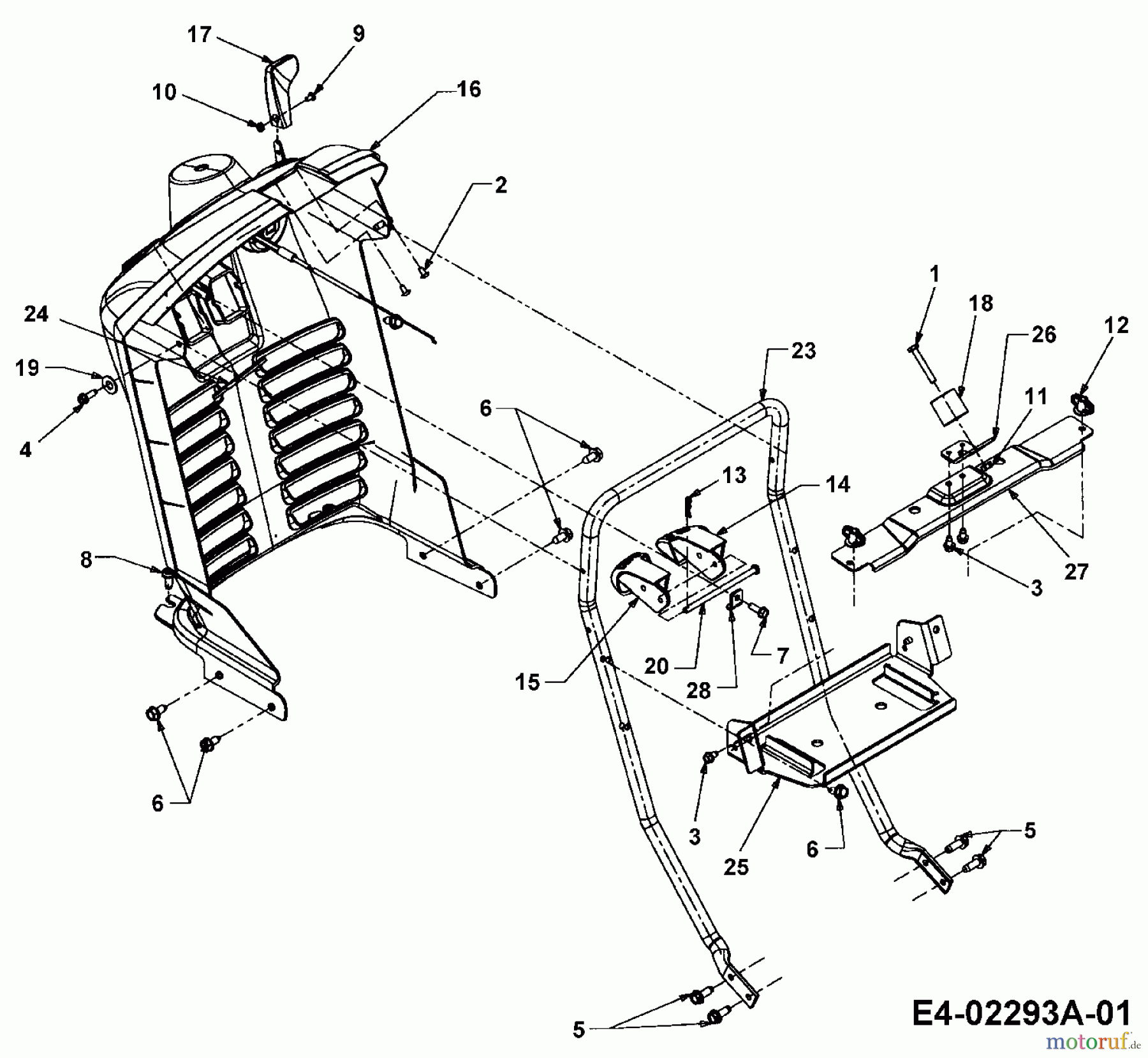  Cub Cadet Rasentraktoren CC 1527 13A-241G603  (2003) Armaturenbrett