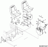 Cub Cadet Big Country - 6x4 Utilty Vehicle 37AS640D603 (2005) Ersatzteile Sitz, Sitzträger, Tank