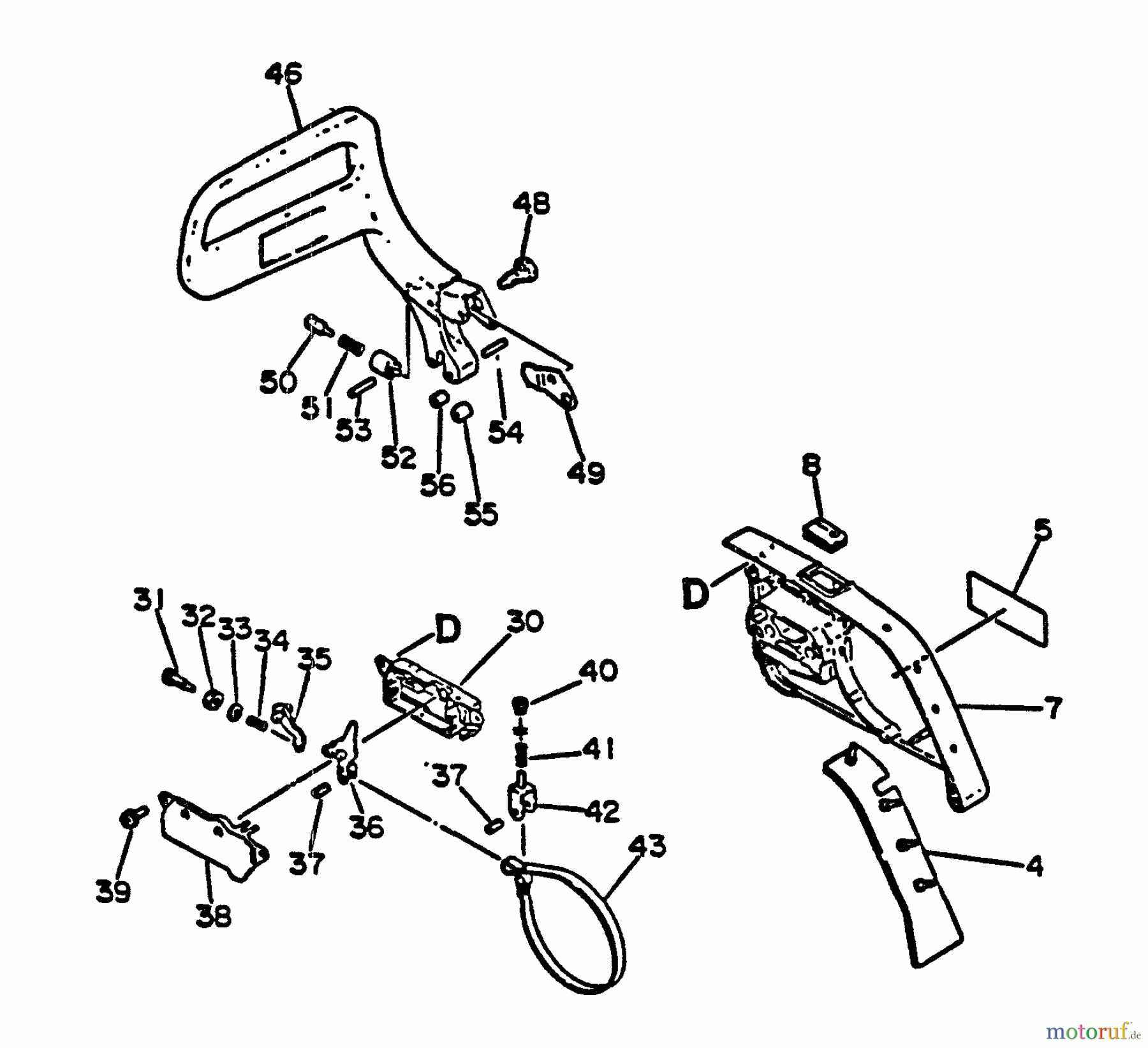 Echo Sägen, Kettensägen CS-4500 - Echo Chainsaw Chain Brake