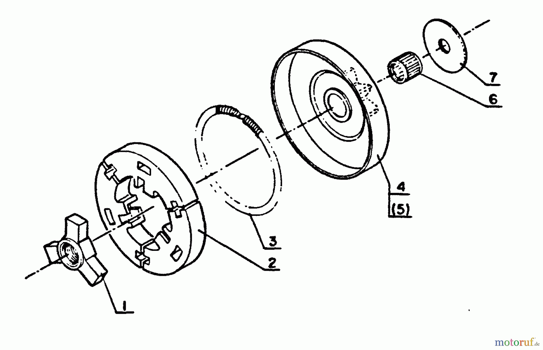 Echo Sägen, Kettensägen CS-451VL - Echo Chainsaw Clutch