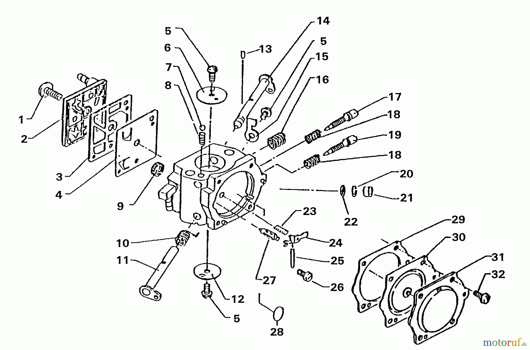 Echo Sägen, Kettensägen CS-5000 - Echo Chainsaw Carburetor