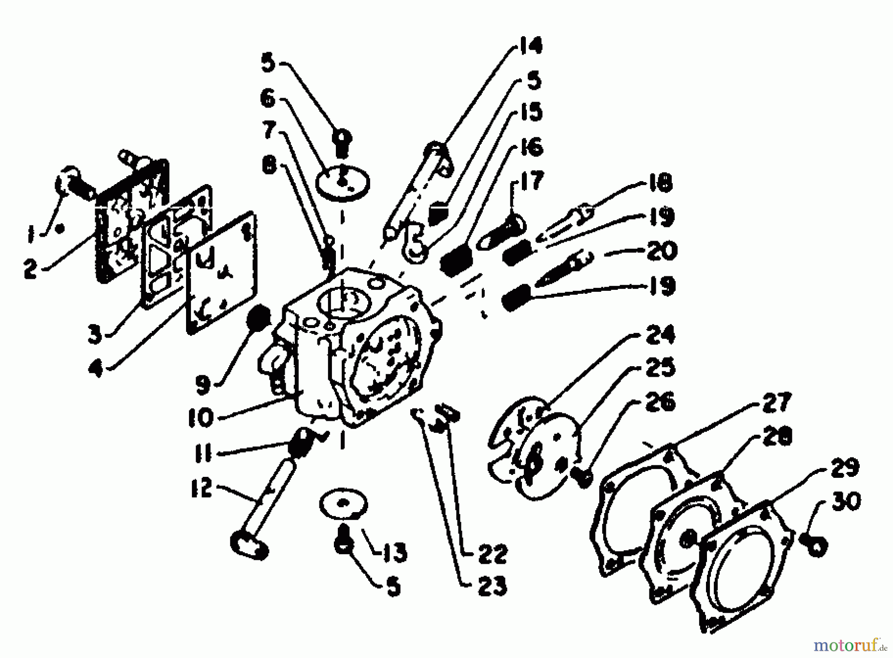 Echo Sägen, Kettensägen CS-500EVLP - Echo Chainsaw Carburetor Assembly