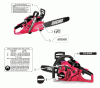 Echo CS-500P - Chainsaw, S/N: C19312001001 - C19312999999 Ersatzteile Labels