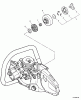 Echo CS-520 - Chainsaw, S/N: C07113001001 - C07113999999 Ersatzteile Clutch
