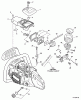 Echo CS-520 - Chainsaw, S/N: C07113001001 - C07113999999 Ersatzteile Cylinder Cover, Fuel System, Ignition Switch, Intake