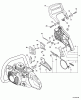 Echo CS-530 - Chainsaw, S/N: C02803001001 - C02803999999 Ersatzteile Chain Brake  S/N: C02803001001 - C02803001300