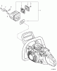 Echo CS-530 - Chainsaw, S/N: C02803001001 - C02803999999 Ersatzteile Exhaust