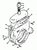 Echo PB-202 - Hand Held Blower, S/N: 001001 - 0040501 Ersatzteile Fuel Tank and Fancase