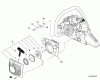 Echo CS-550P - Chainsaw, S/N: C10712001001 - C10712999999 Ersatzteile Starter