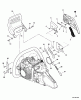 Echo CS-590 - Chainsaw, Ersatzteile Chain Brake