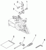 Echo CS-600 - Chainsaw, S/N: C24526001001 - C24526999999 Ersatzteile Chain Catcher, Spiked Bumper, Tools