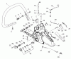 Echo CS-600 - Chainsaw, S/N: C24526001001 - C24526999999 Ersatzteile Handle, Throttle Control, Fuel System