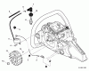 Echo CS-600P - Chainsaw, S/N: C03603001001 - C03603999999 Ersatzteile Ignition
