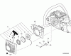 Echo CS-600P - Chainsaw, S/N: C03603001001 - C03603999999 Ersatzteile Starter