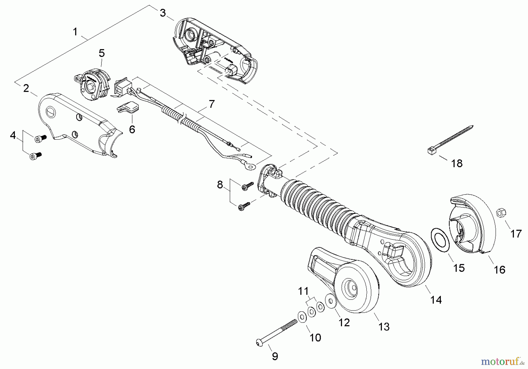 Echo Zubehör / Bläser / Sauger / Häcksler 900112 - Echo Hip Mount Throttle Kit 900112 Hip Throttle Kit