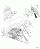 Echo CS-600P - Chainsaw, S/N: C22413001001 - C22413999999 Ersatzteile Chain Brake