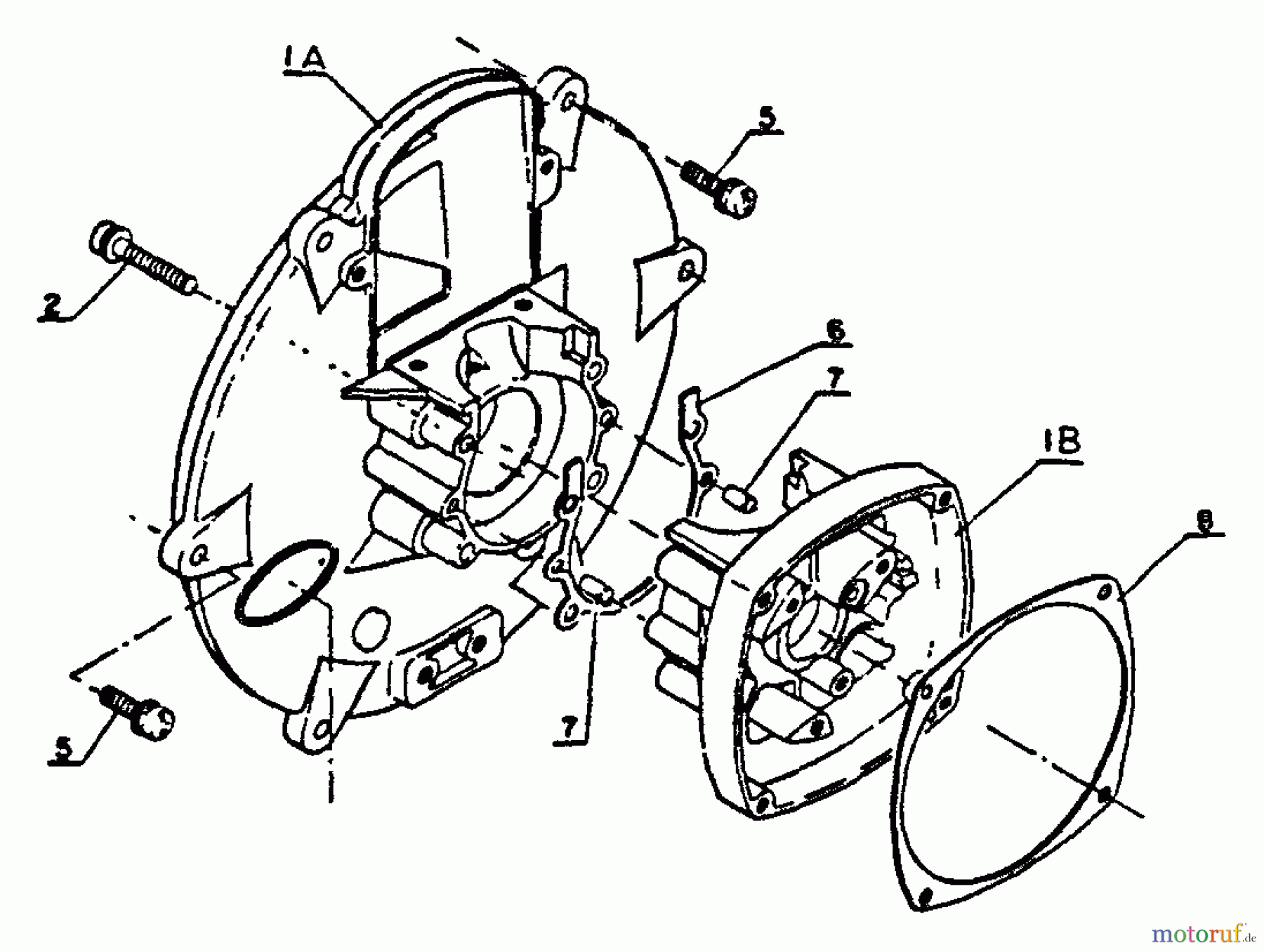 Echo Bläser / Sauger / Häcksler / Mulchgeräte PB-202 - Echo Hand Held Blower, S/N: 0040502 - 9999999 Crankcase