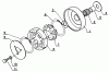 Echo CS-60S - Chainsaw, S/N: 0059501 - 999999 Ersatzteile Clutch