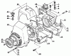 Echo CS-60S - Chainsaw, S/N: 0059501 - 999999 Ersatzteile Crankcase, Cover