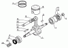 Echo CS-60S - Chainsaw, S/N: 0059501 - 999999 Ersatzteile Crankshaft, Piston