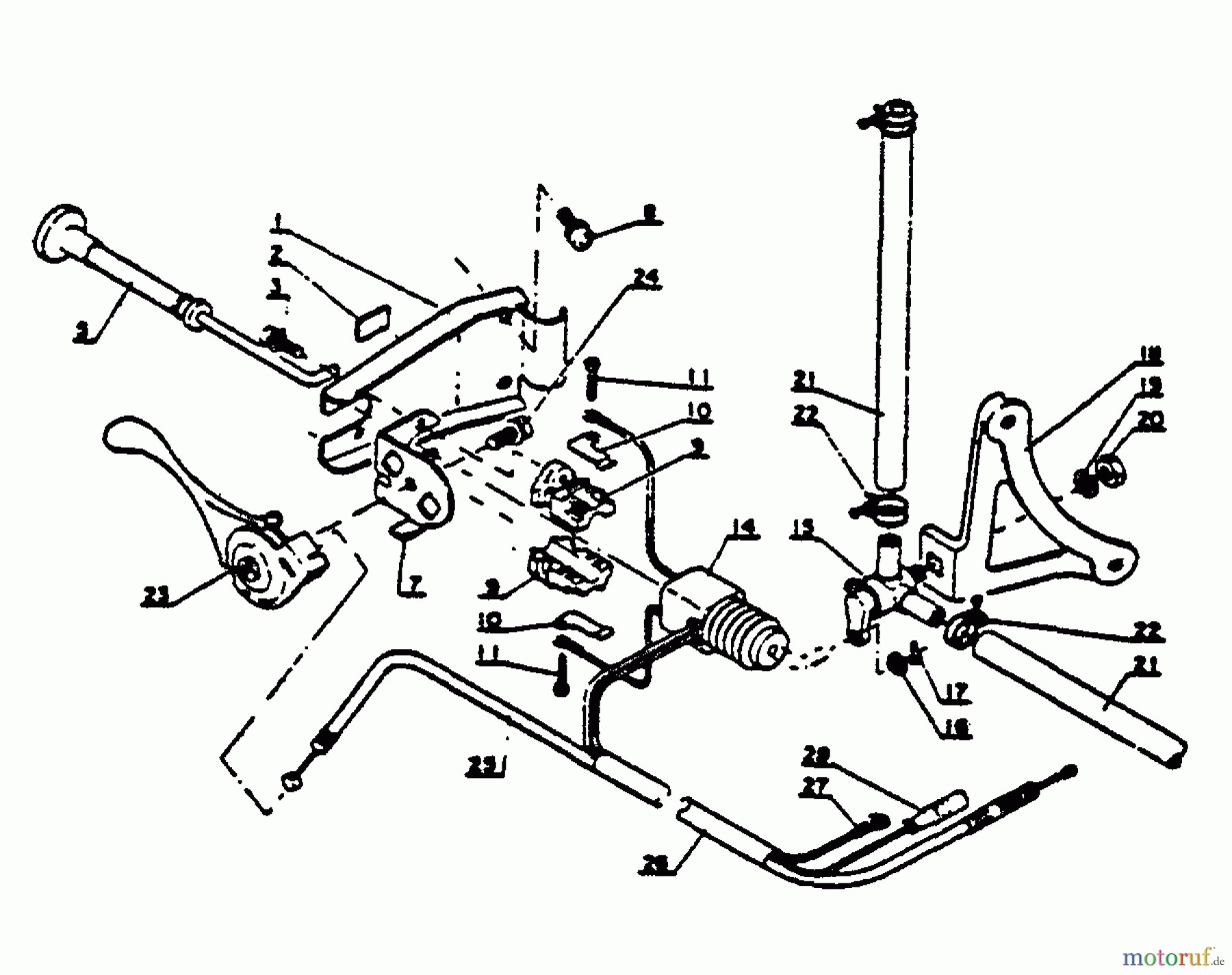 Echo Bläser / Sauger / Häcksler / Mulchgeräte PB-202 - Echo Hand Held Blower, S/N: 0040502 - 9999999 Ignition Switch, Throttle Control S/N: 0005001 - 0020500