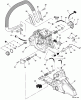 Echo CS-600P - Chainsaw, S/N: C22413001001 - C22413999999 Ersatzteile Handles, Oil System