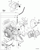 Echo CS-620PW - Chainsaw, Ersatzteile Intake, Throttle Control, Fuel System