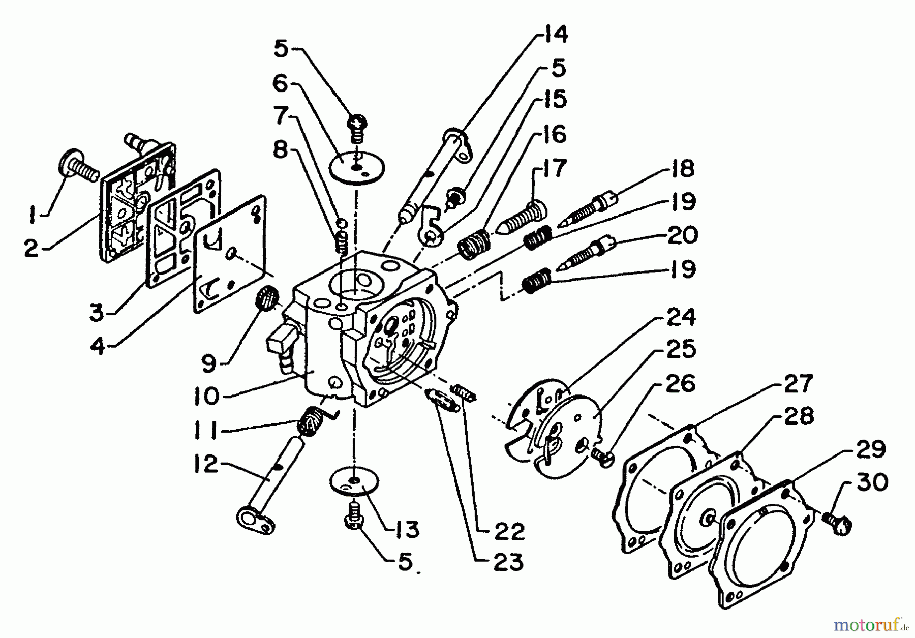  Echo Sägen, Kettensägen CS-660EVL - Echo Chainsaw Carburetor