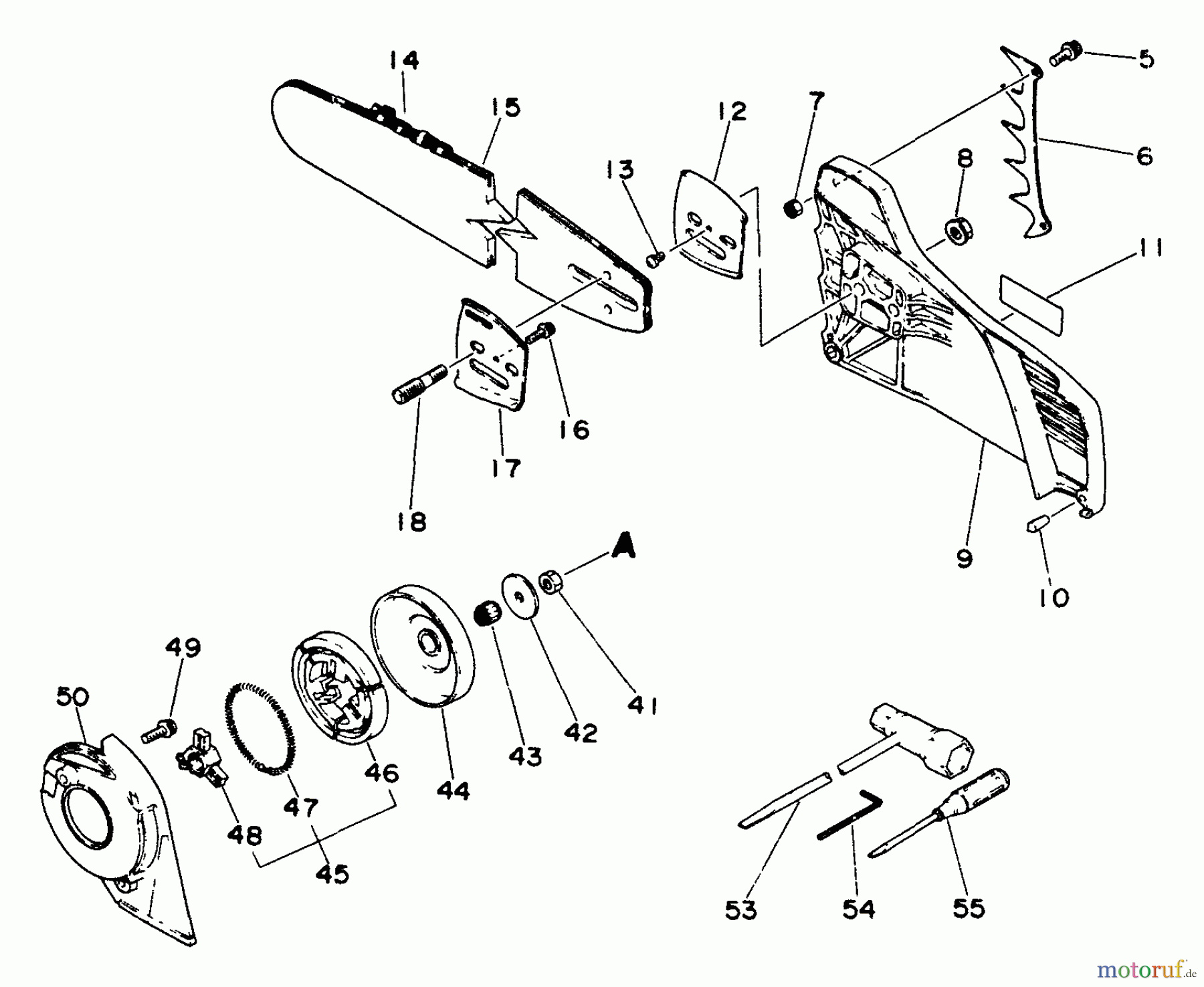 Echo Sägen, Kettensägen CS-660EVL - Echo Chainsaw Clutch, Cutting Attachment