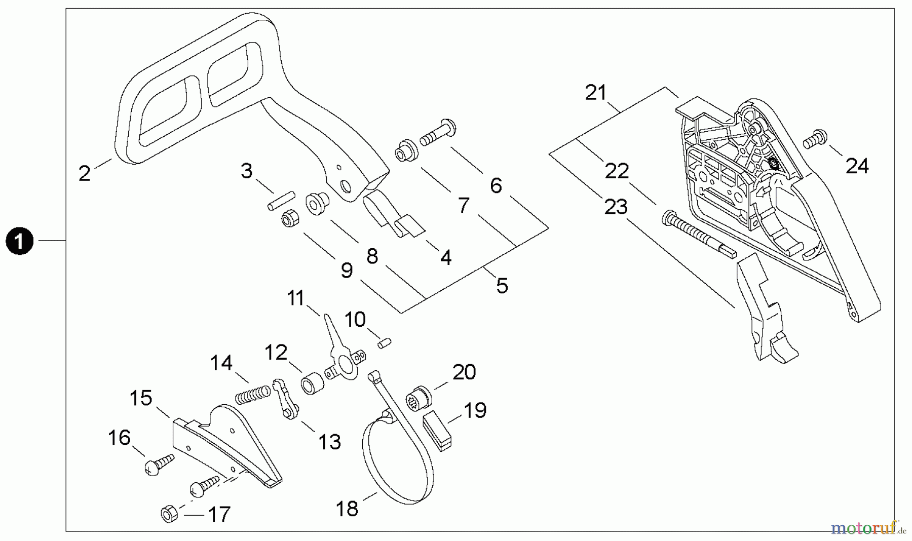 Echo Sägen, Kettensägen CS-680S - Echo Chainsaw, Chain Brake