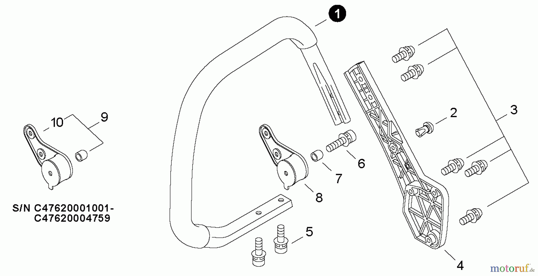 Echo Sägen, Kettensägen CS-680S - Echo Chainsaw, Front Handle