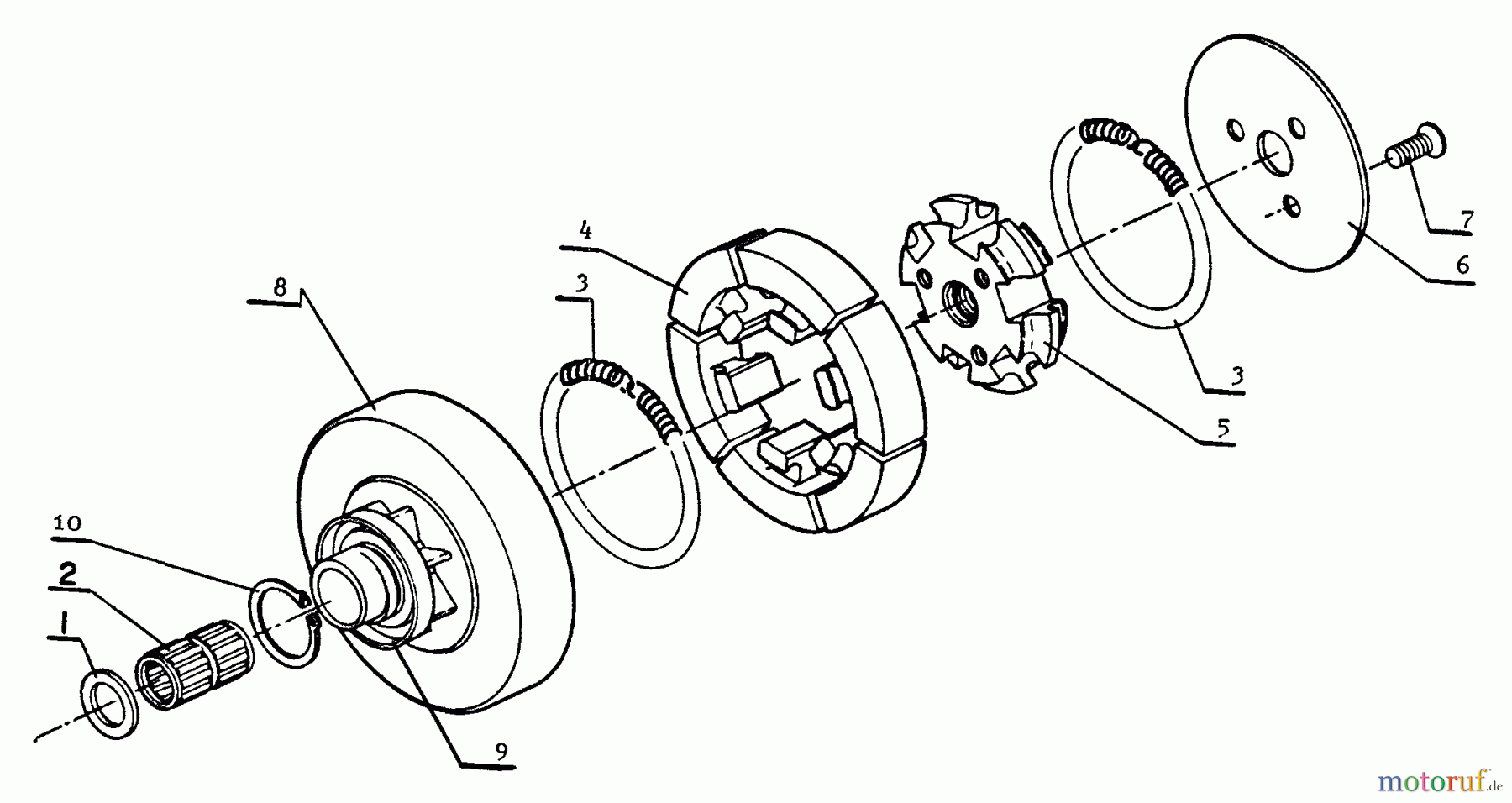 Echo Sägen, Kettensägen CS-701SVL - Echo Chainsaw Clutch
