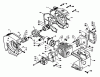 Echo CS-750EVL - Chainsaw Ersatzteile Engine, Intake, Exhaust, Crankcase