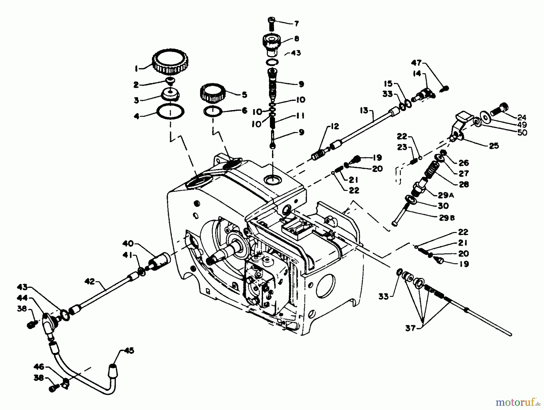 Echo Sägen, Kettensägen CS-750EVL - Echo Chainsaw Fuel System, Auto-Oiler