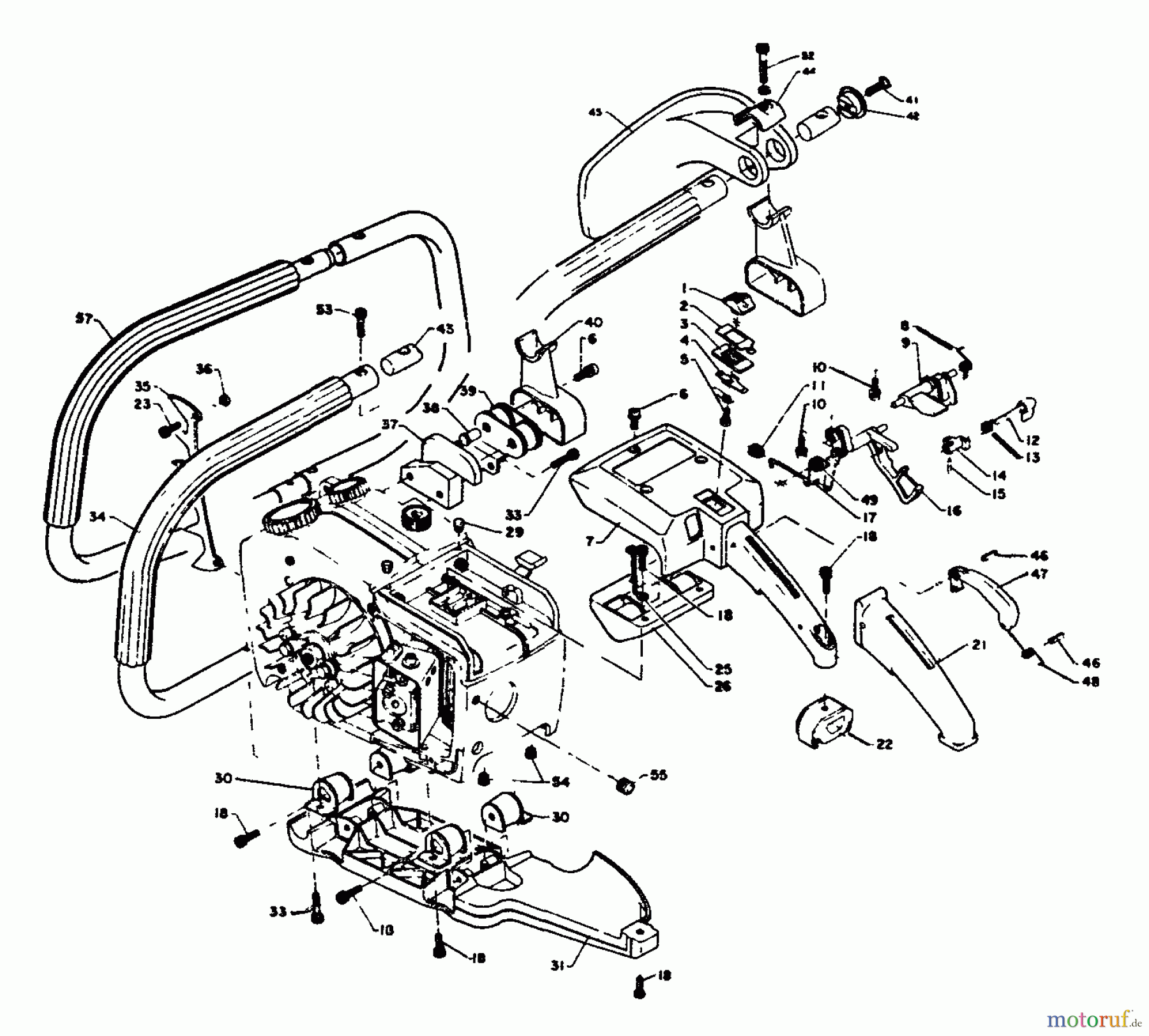  Echo Sägen, Kettensägen CS-750EVL - Echo Chainsaw Handles