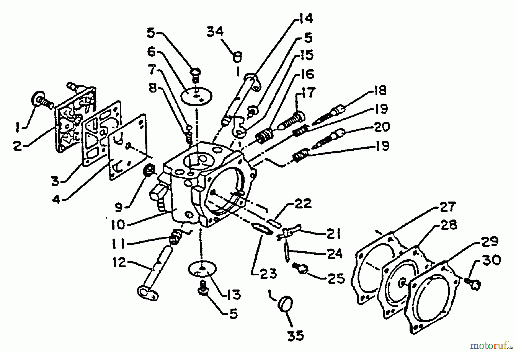  Echo Sägen, Kettensägen CS-8000 - Echo Chainsaw Carburetor