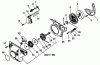 Echo CS-8002 - Chainsaw, Ersatzteile Starter, Magneto