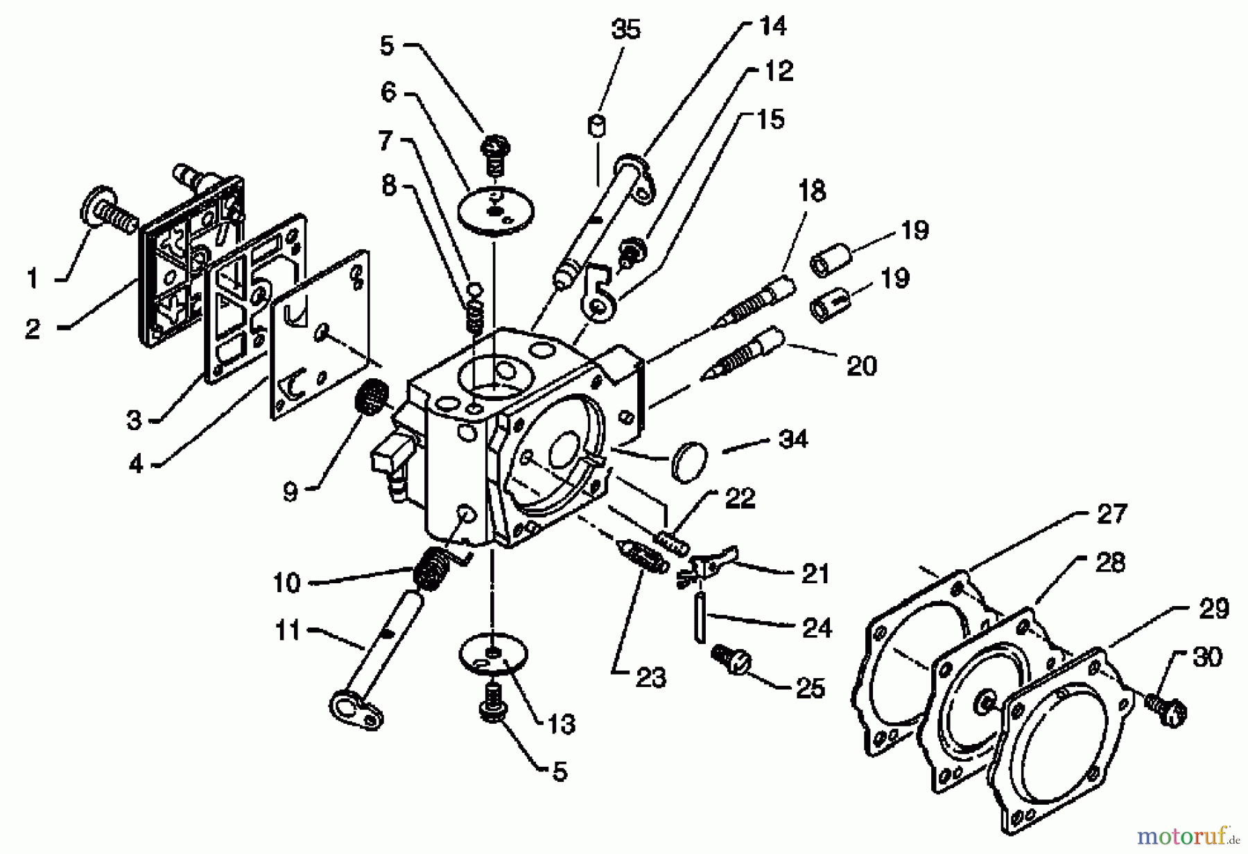 Echo Sägen, Kettensägen CS-8002 - Echo Chainsaw, Carburetor