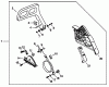 Echo CS-8002 - Chainsaw, Ersatzteile Chain Brake Assembly