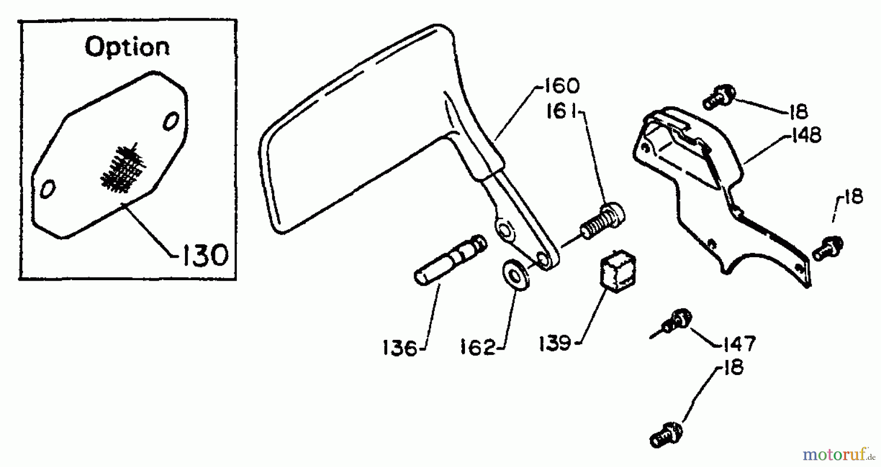  Echo Sägen, Kettensägen CS-900EVL - Echo Chainsaw, S/N: 00000 - 06800 Hand Guard