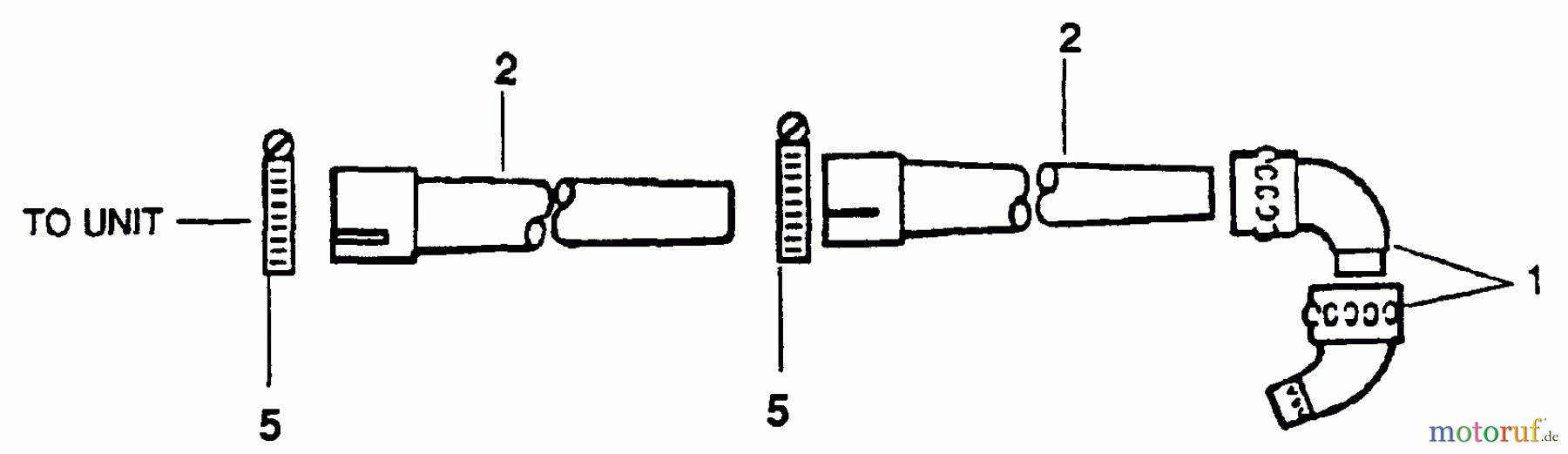 Echo Bläser / Sauger / Häcksler / Mulchgeräte PB-210E - Echo Hand Held Blower (Type 1) Rain Gutter Kit 99944100010 For PB-200/202/210E/2400