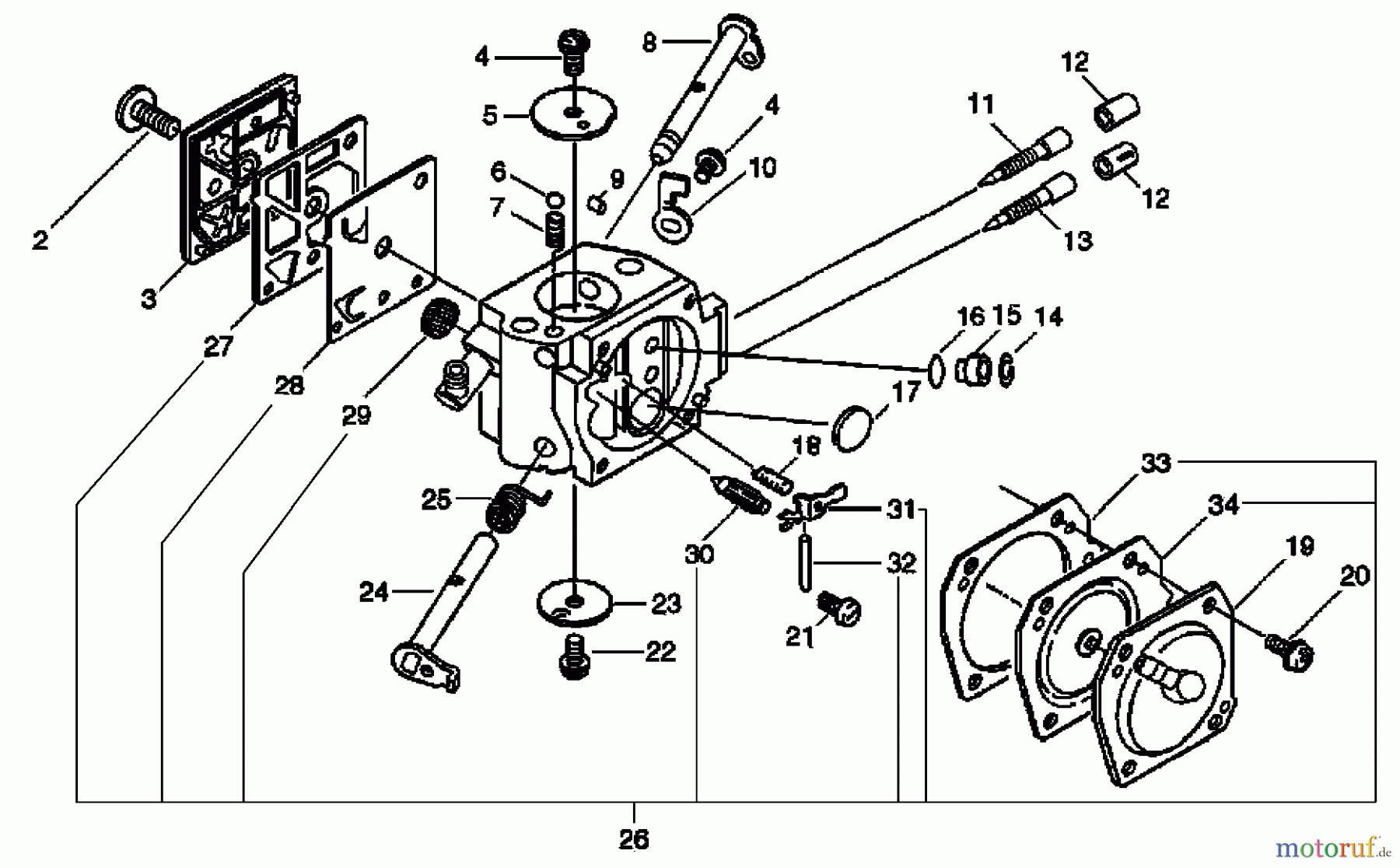 Echo Trennsägen CSG-680 - Echo Chainsaw, Carburetor